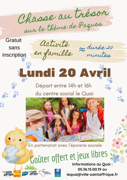 Chasse au trésor de Pâques  Saint-Affrique