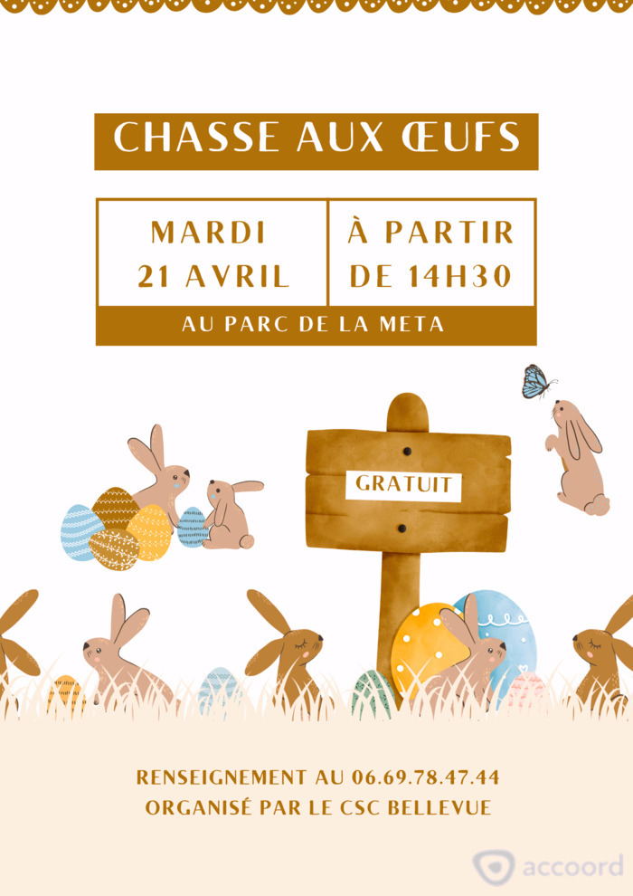 Chasse aux oeufs, Parc de la Méta, Nantes