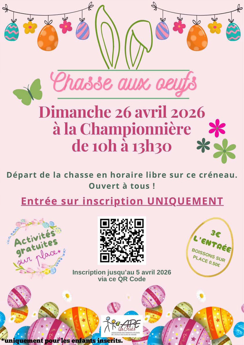 Chasse aux oeufs  Veigné