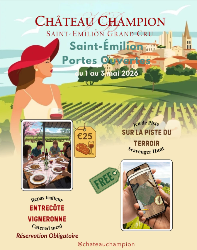 Château Champion Portes Ouvertes  Saint-Christophe-des-Bardes