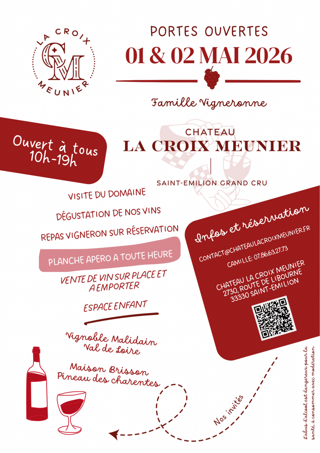 Château La Croix Meunier Chasse au trésor  Saint-Émilion