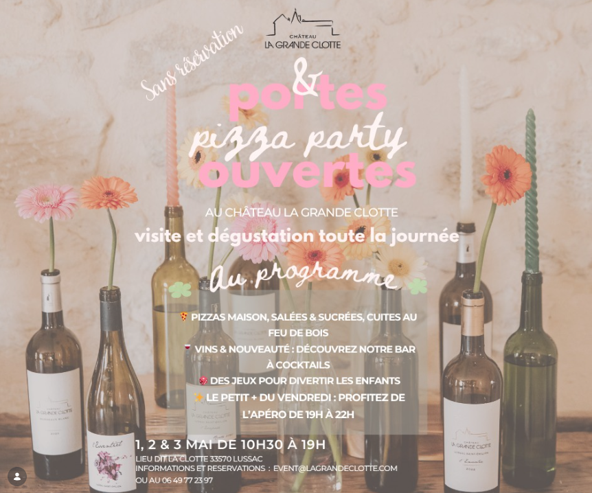 Château La Grande Clotte Portes Ouvertes  Lussac