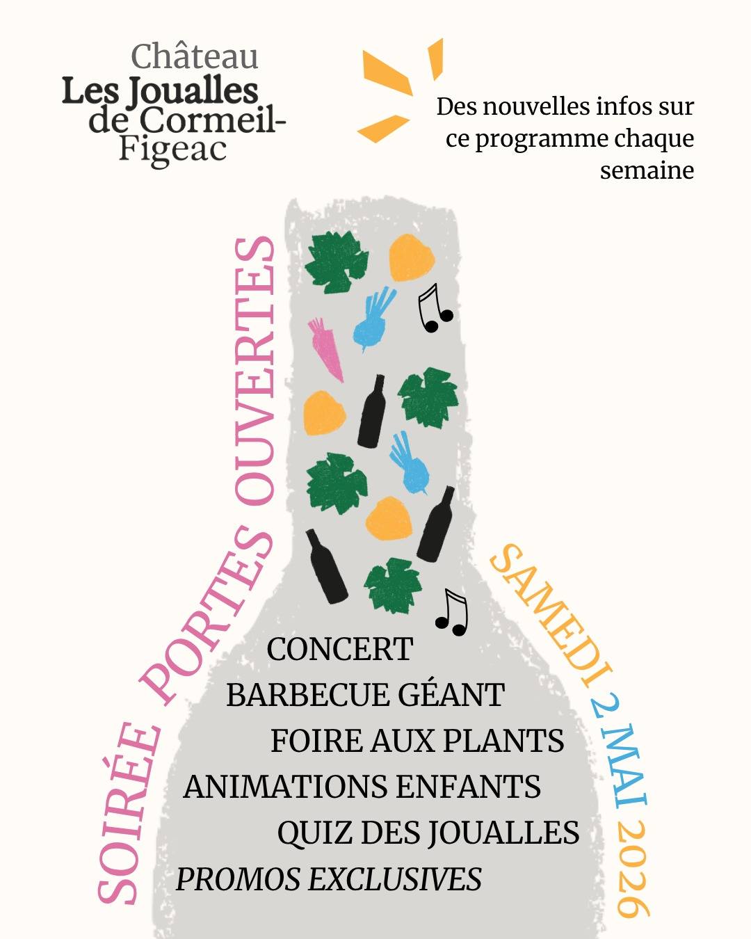 Château Les Joualles de Cormeil-Figeac Portes Ouvertes Château Cormeil-Figeac 33330 SAINT-EMILI Saint-Émilion