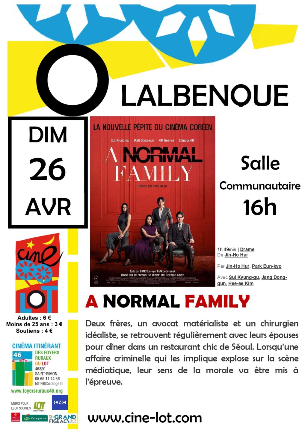 Ciné-Lot A normal family  Lalbenque 2026-04-26