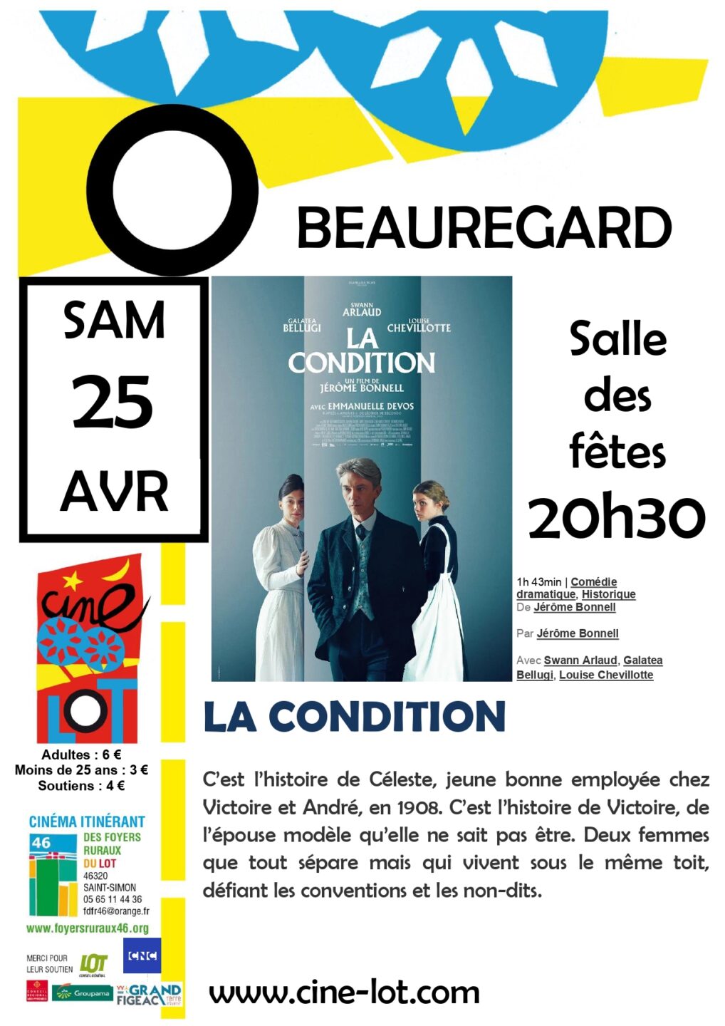 Ciné-Lot La condition  Beauregard 2026-04-25