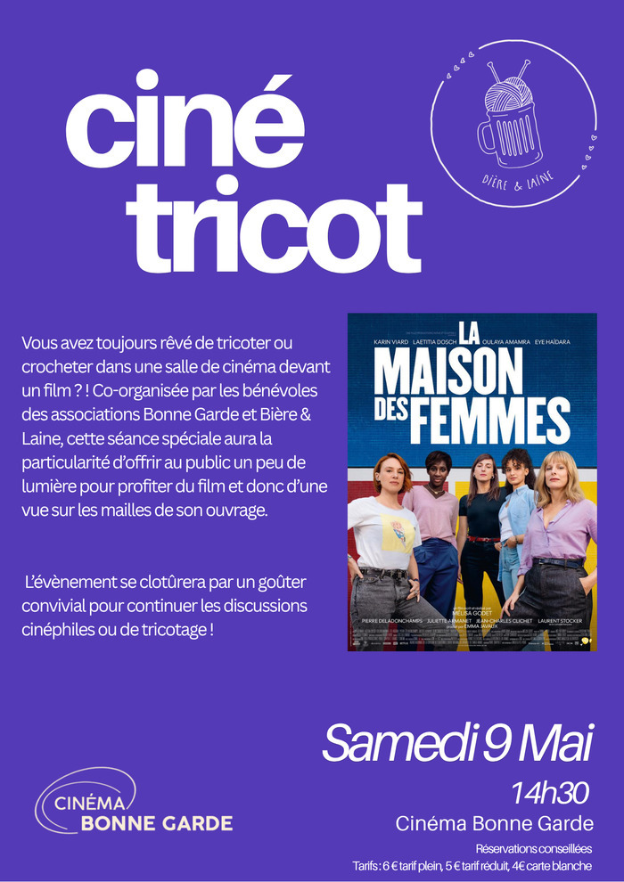 Ciné-Tricot - La maison des femmes Cinéma Bonne Garde Nantes