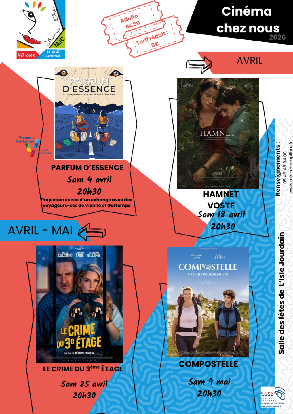 Cinéma chez nous 3 Avenue de Lussac L'Isle-Jourdain 2026-05-09