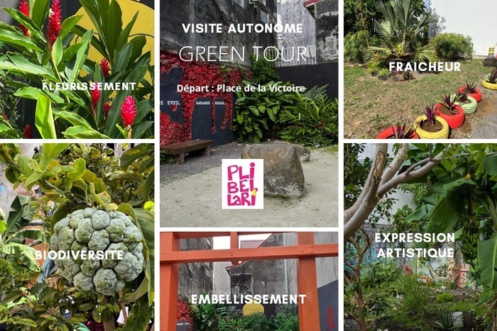 Circuit Découverte Autonome des Jardins Urbains de PLI BEL LARI, Place de la Victoire, Pointe-à-Pitre