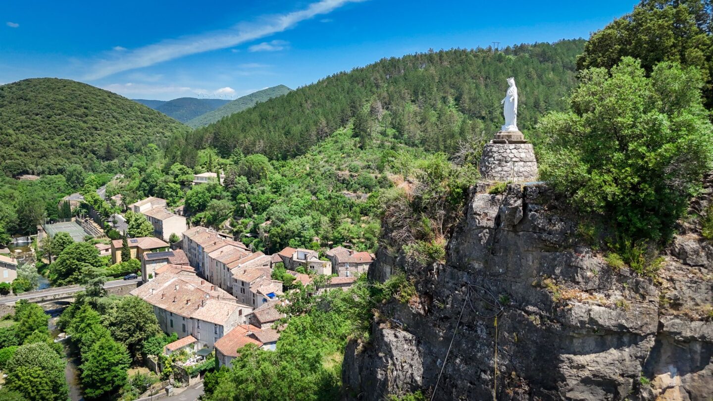 CIRCUIT N°1 LUNAS LA VIERGE SITE VTT-FFC GRAND ORB EN HAUT-LANGUEDOC Lunas Hérault