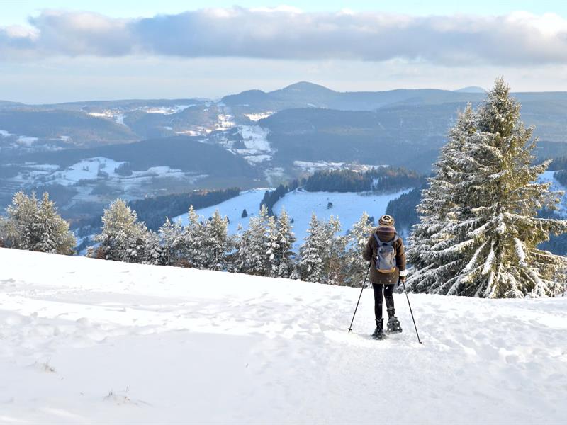 Circuit raquettes Source Rosalie Orbey Haut-Rhin