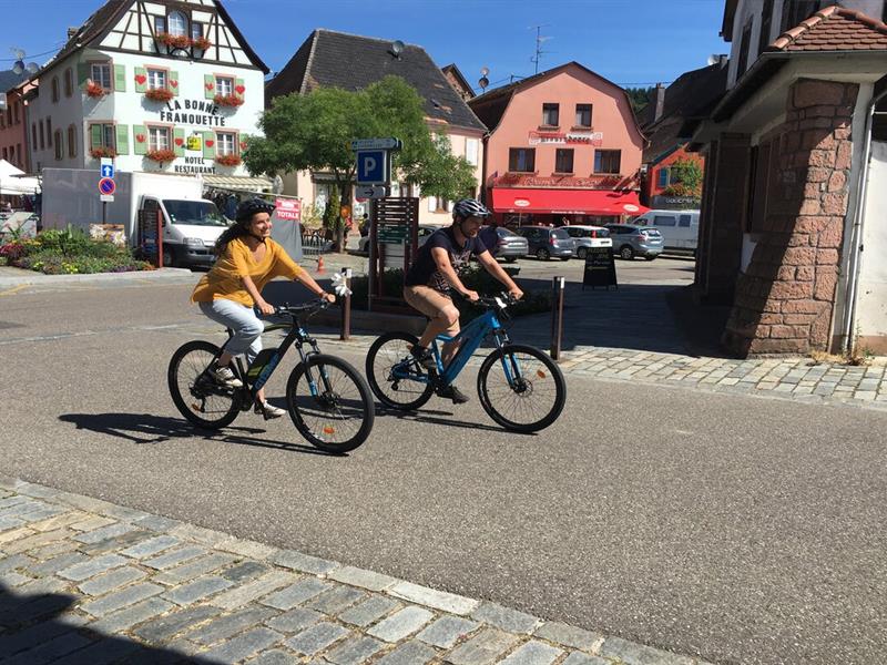 Circuit vélo route Col d&rsquo;Urbeis Stampoumont Col de Steige Villé Bas-Rhin