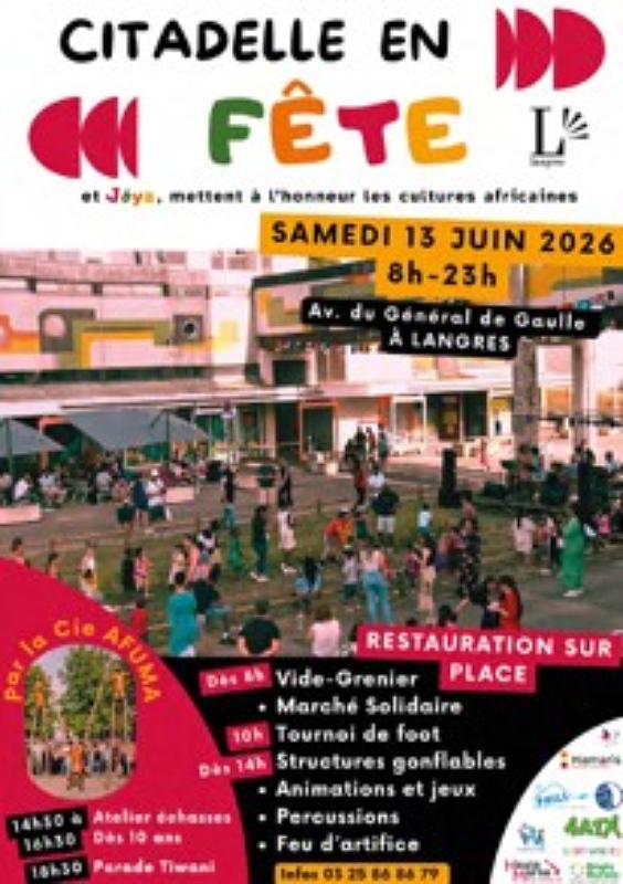 Citadelle en fête Atelier échasses  Langres