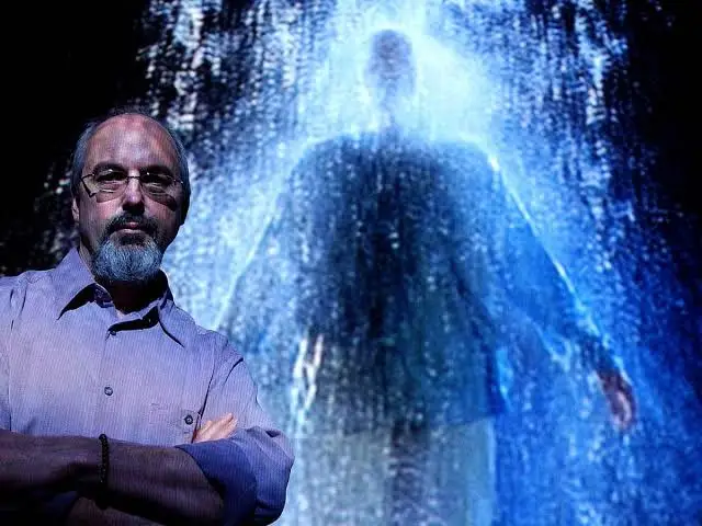 Œuvre vidéo de Bill Viola dans l’exposition Clair-obscur