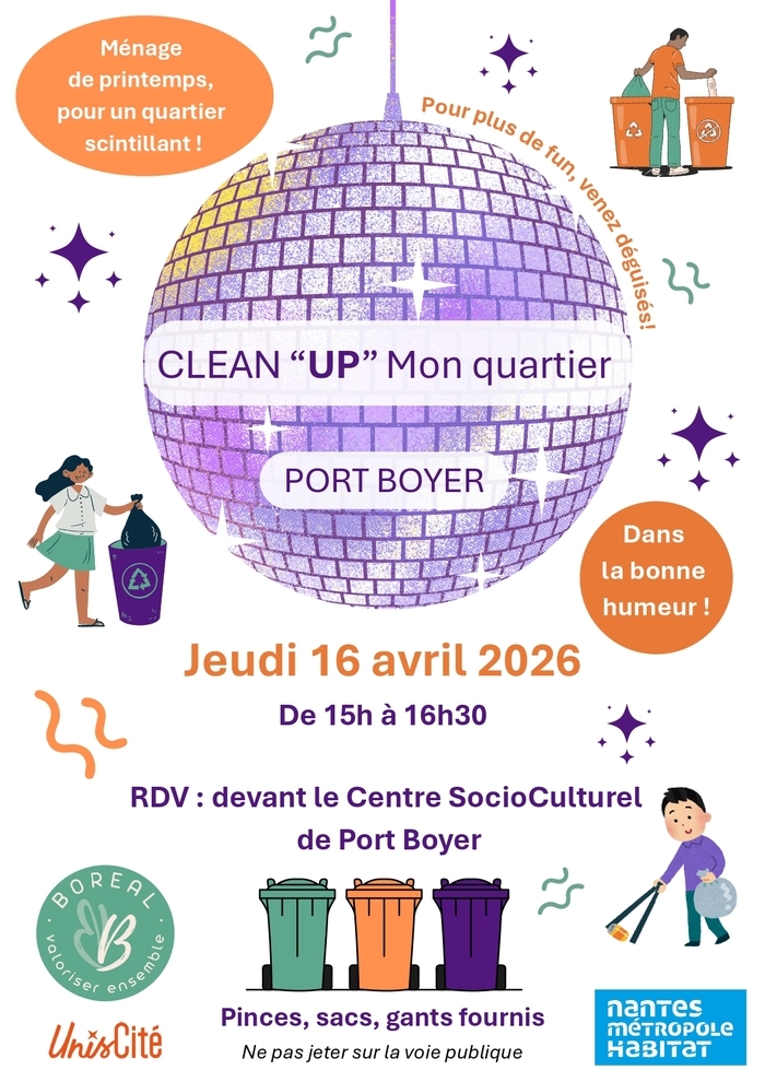Clean Up au Port Boyer CSC ACCOORD PORT BOYER Nantes