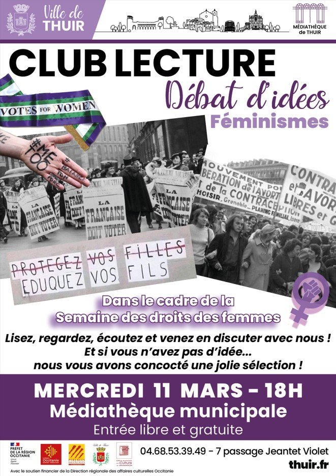 CLUB DE LECTURE DÉBAT D&rsquo;IDÉES  Thuir