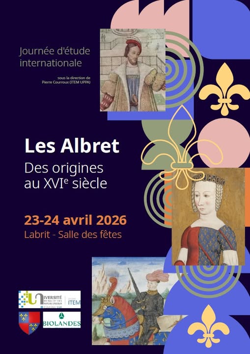 Colloque sur les Albret place de l&rsquo;église Labrit