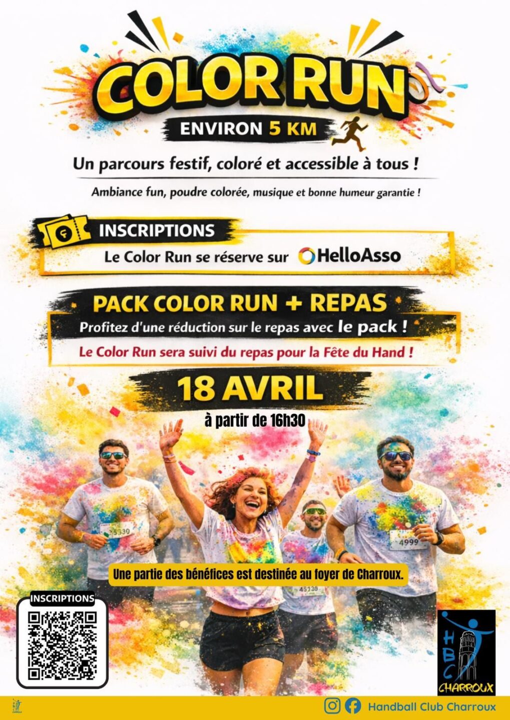 Color run  Charroux