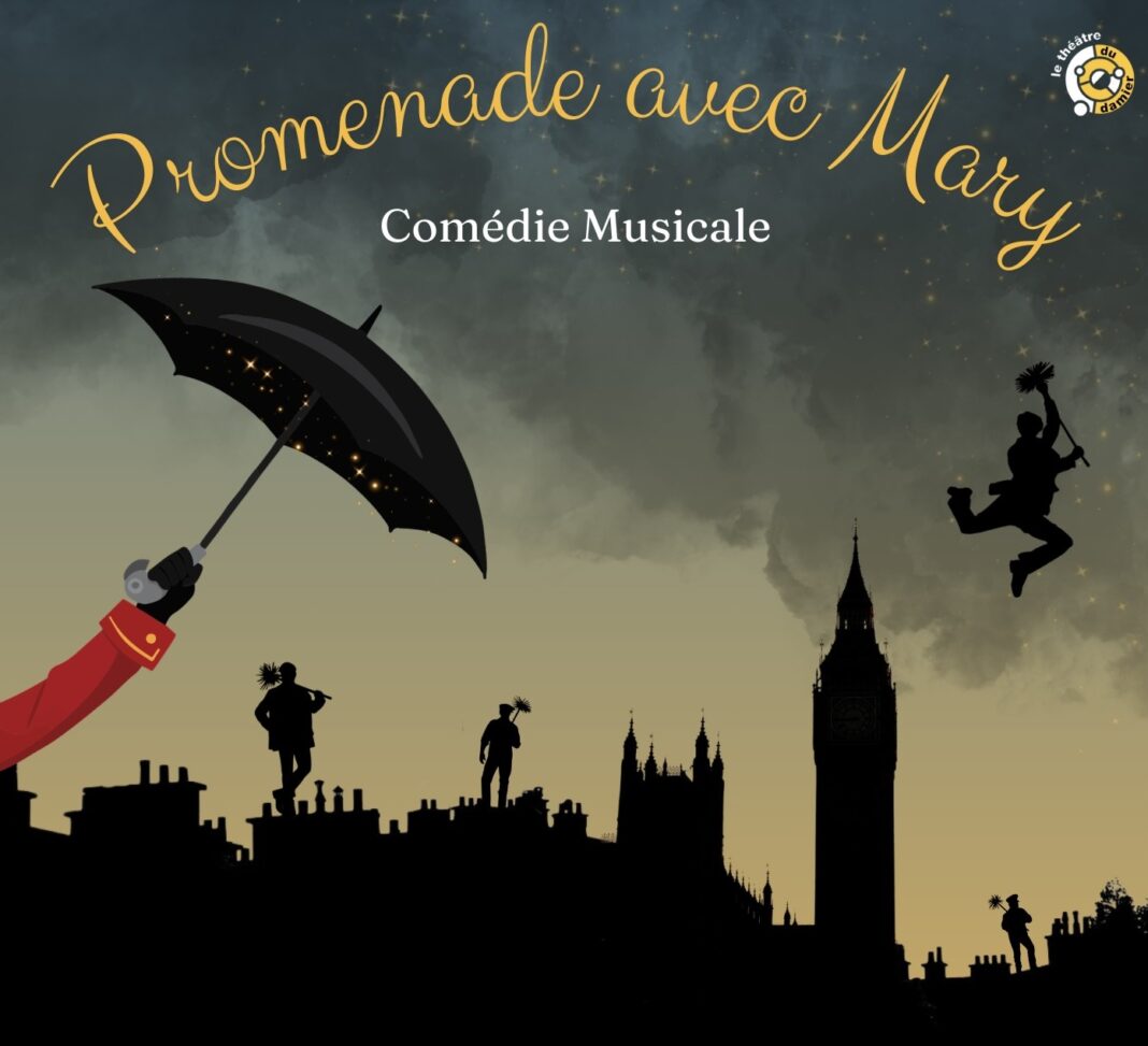 Comédie musicale Promenade avec Mary par la troupe Le Théâtre du Damier Salle des Fêtes Port-en-Bessin-Huppain