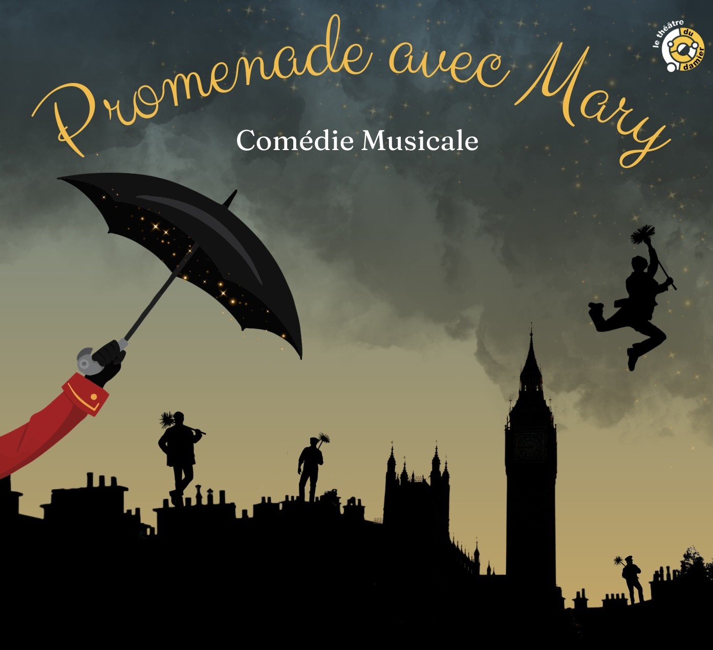 Comédie musicale Promenade avec Mary par la troupe Le Théâtre du Damier 40 Quai Baron Gérard Port-en-Bessin-Huppain 2026-08-02