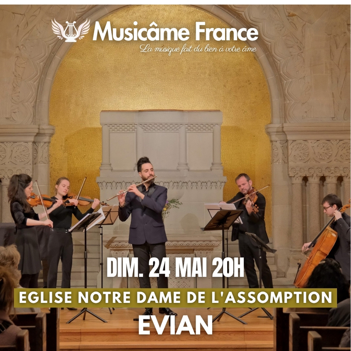 Concert à Evian : Bach, Vivaldi, Mozart, Caccini, Cantemir, Saint-Saëns Eglise Notre Dame de l’Assomption Évian-les-Bains
