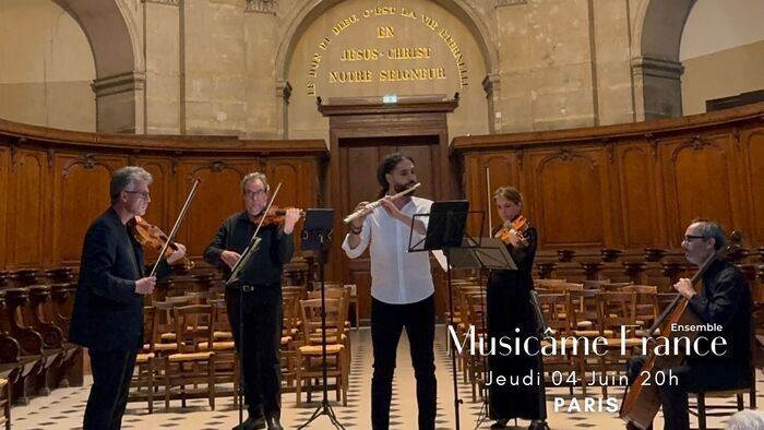 Concert à Paris: Rossini, Vivaldi, Tchaikovsky, Taffanel, Bizet, Aznavour, Saint-Saëns, Ibert, Poulenc, Ravel Oratoire du Louvre Paris