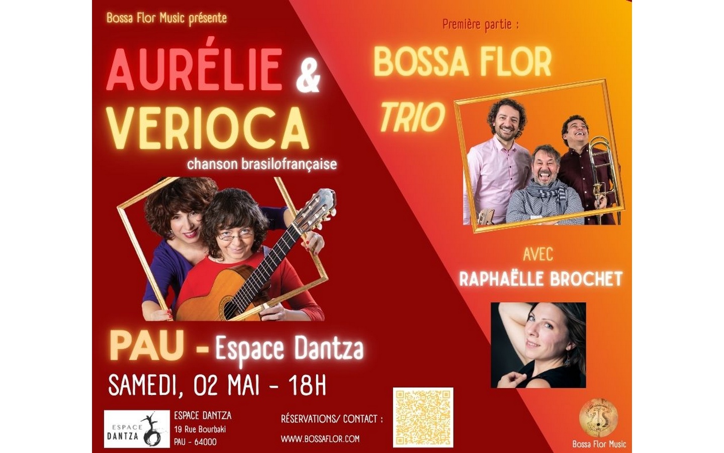 Concert autour de Jobim & Chansons françaises 19 Rue Bourbaki Pau 2026-05-02