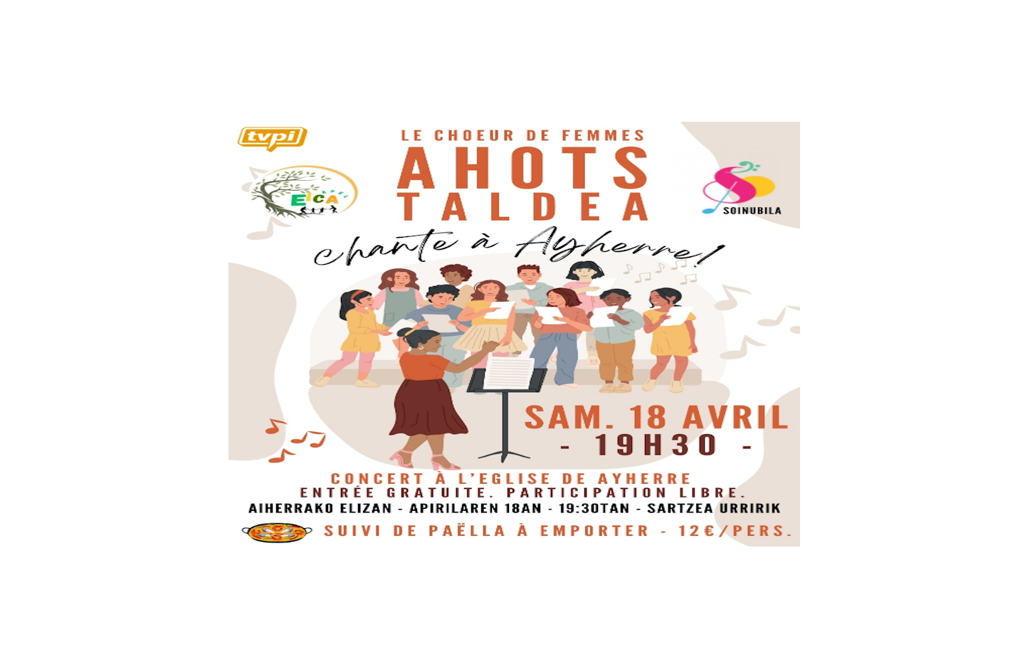 Concert avec le groupe Ahotz  Ayherre