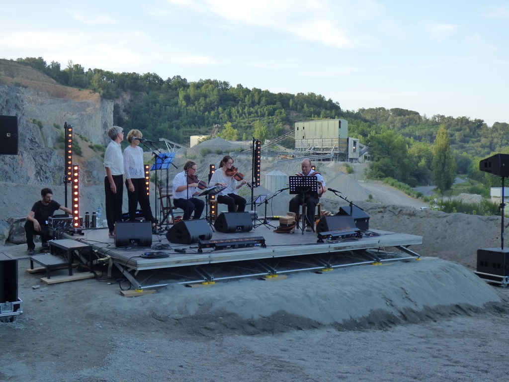 Concert cuivre à la carrière de Bagnac-sur-Célé carrière de Baganc sur Célé Bagnac-sur-Célé 2026-07-26