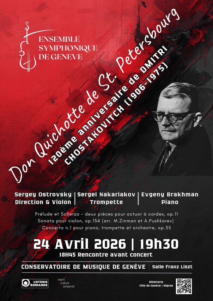 Concert de l&rsquo;Ensemble Symphonique de Genève, Conservatoire de Musique de Genève, Genève