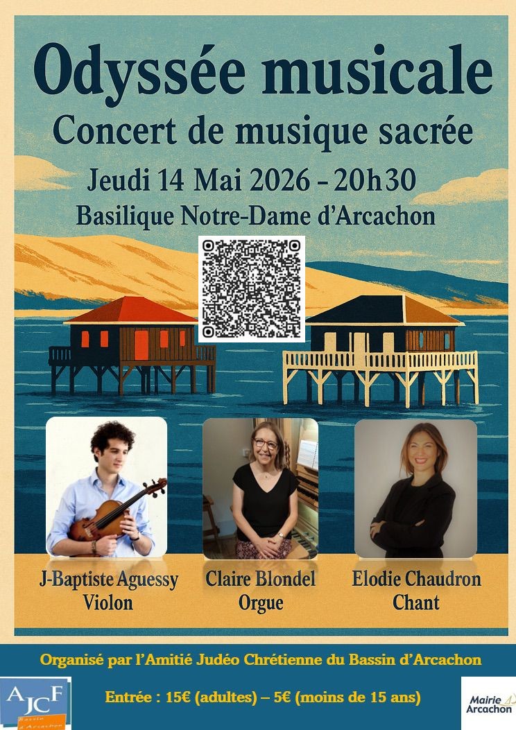 Concert de musiques sacrées Place de la Basilique Notre Dame Arcachon