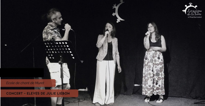 Concert d&rsquo;élèves de Julie Liebon, Café culturel et associatif « La Maison de la Terre », Poucharramet
