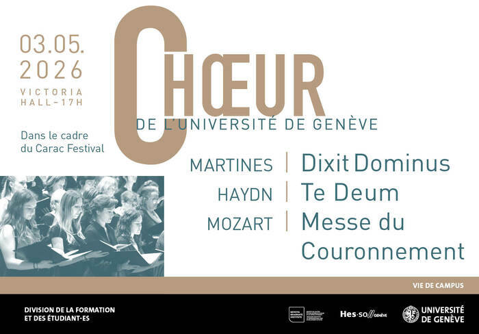 Concert du Chœur de l’Université Victoria Hall Genève