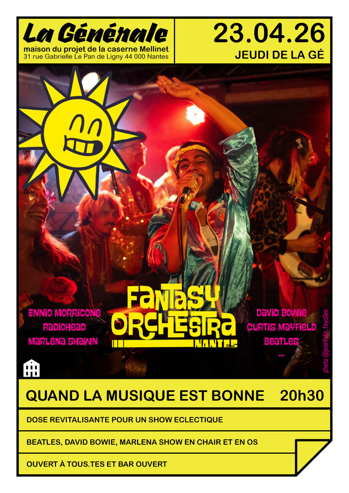 Concert Fantasy Orchestra, Caserne Mellinet/La Générale, Nantes