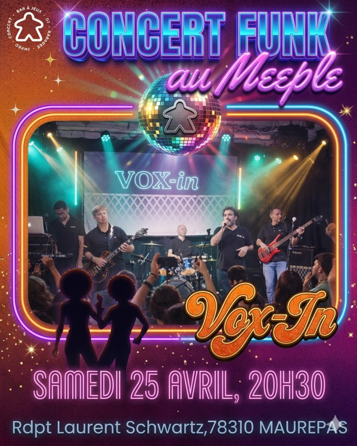 Concert Funk au Meeple, Meeple, Maurepas