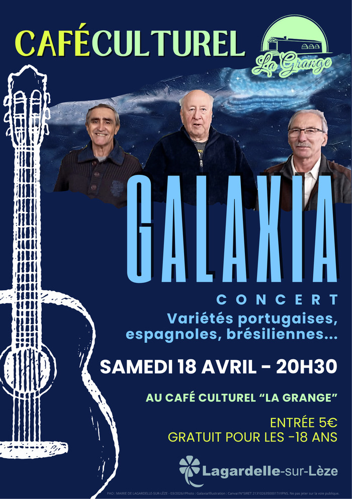 Concert : Galaxia, Café culturel « La Grange », Lagardelle-sur-Lèze