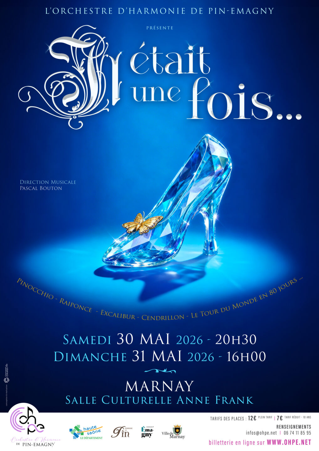 Concert Il était une fois… Salle Culturelle Anne Frank Marnay