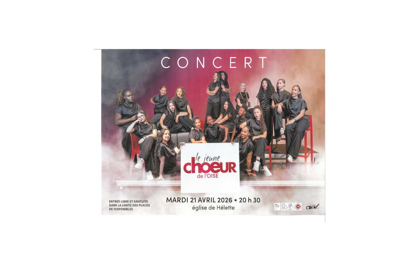 Concert le jeune choeur de l’oise Eglise Hélette