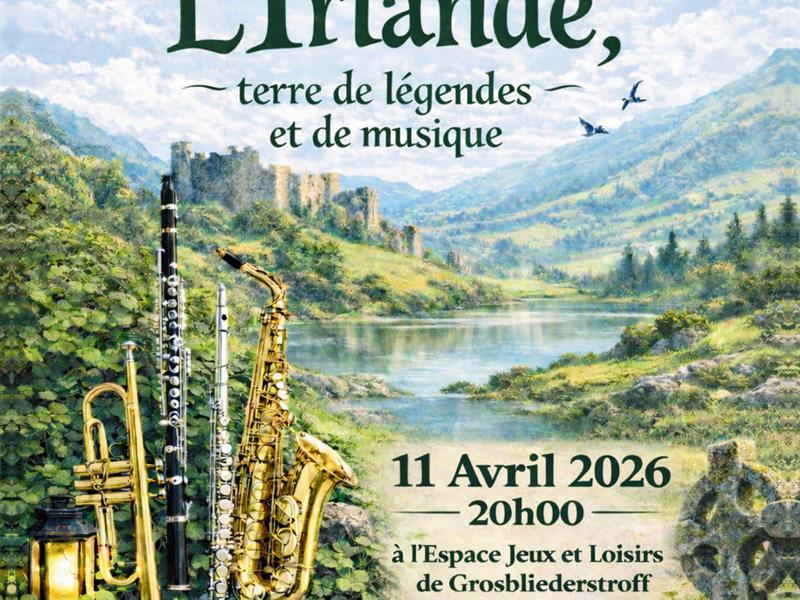 Concert L&rsquo;Irlande, terre de légendes et de musique Espace Jeux et Loisirs Grosbliederstroff
