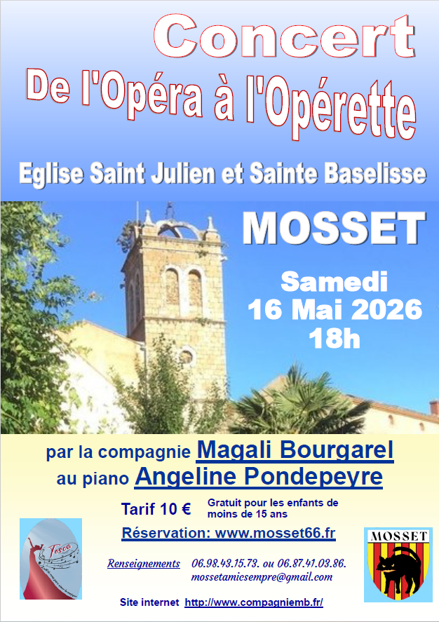 CONCERT MASTER CLASS À MOSSET  Mosset