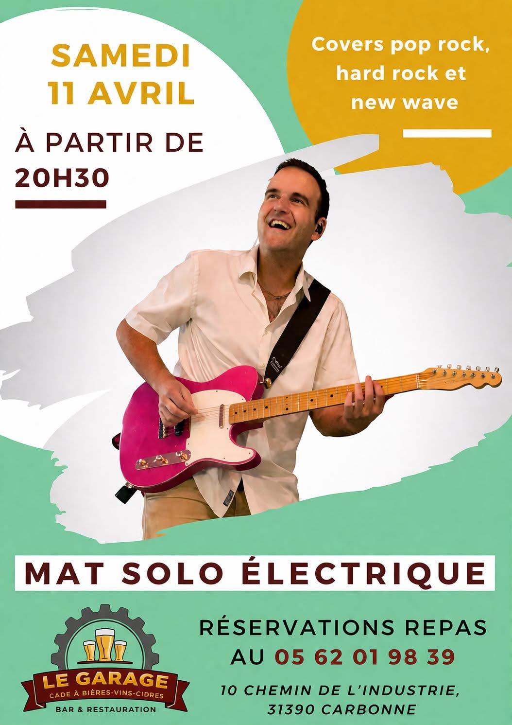 CONCERT MAT SOLO ÉLECTRIQUE Carbonne