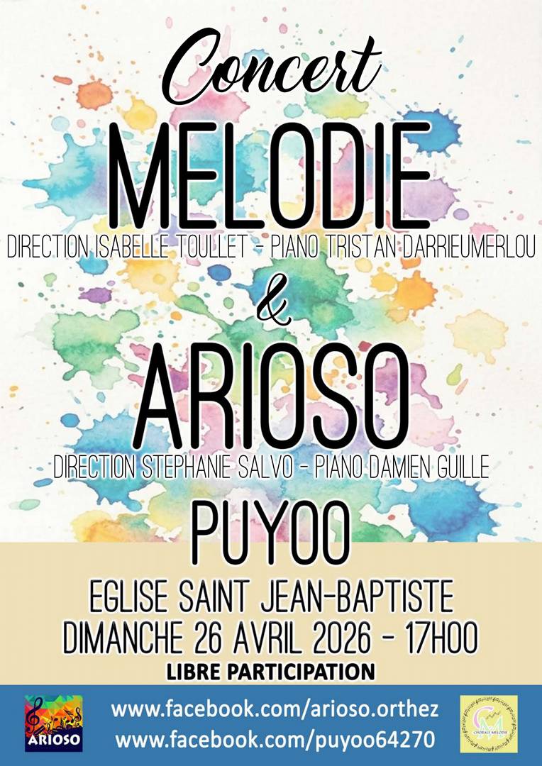 Concert Mélodie & Arioso Eglise Puyoô