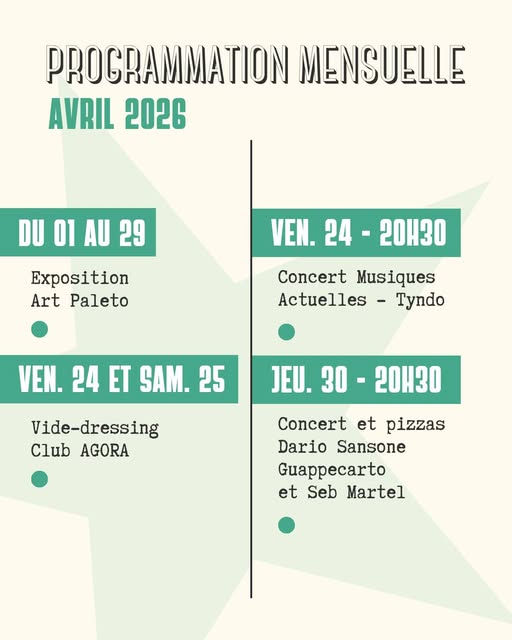 Concert musiques actuelles au MZ Ancienne école Jean Macé Thouars 2026-04-24