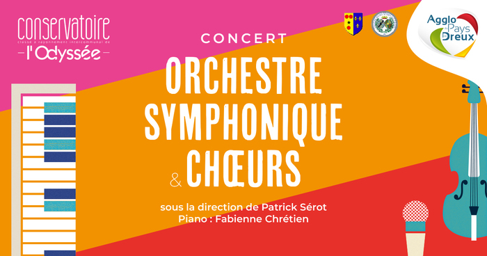 Concert : orchestre symphonique & chœurs, Église Saint-Michel, Dreux