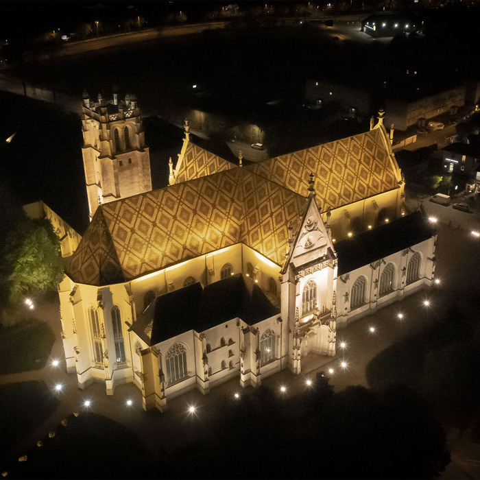 Concert polyphonique dans la nef de l'église Monastère royal de Brou Bourg-en-Bresse