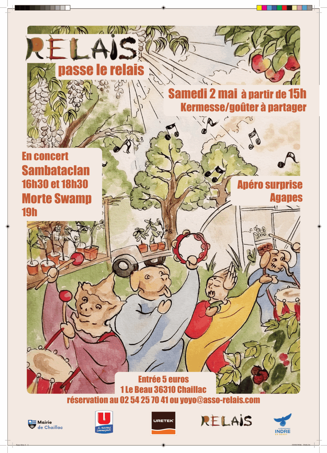 Concerts au jardin  Chaillac