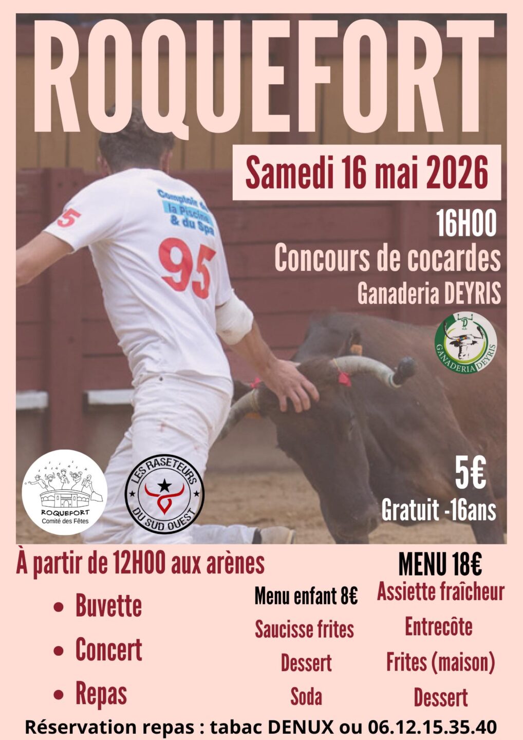 Concours de cocardes Arènes Roquefort