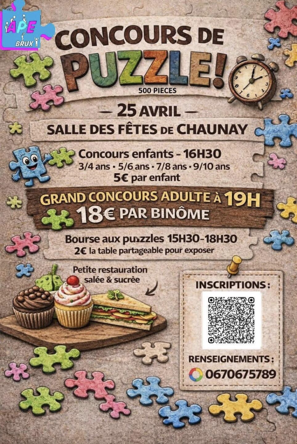 Concours de Puzzle  Chaunay