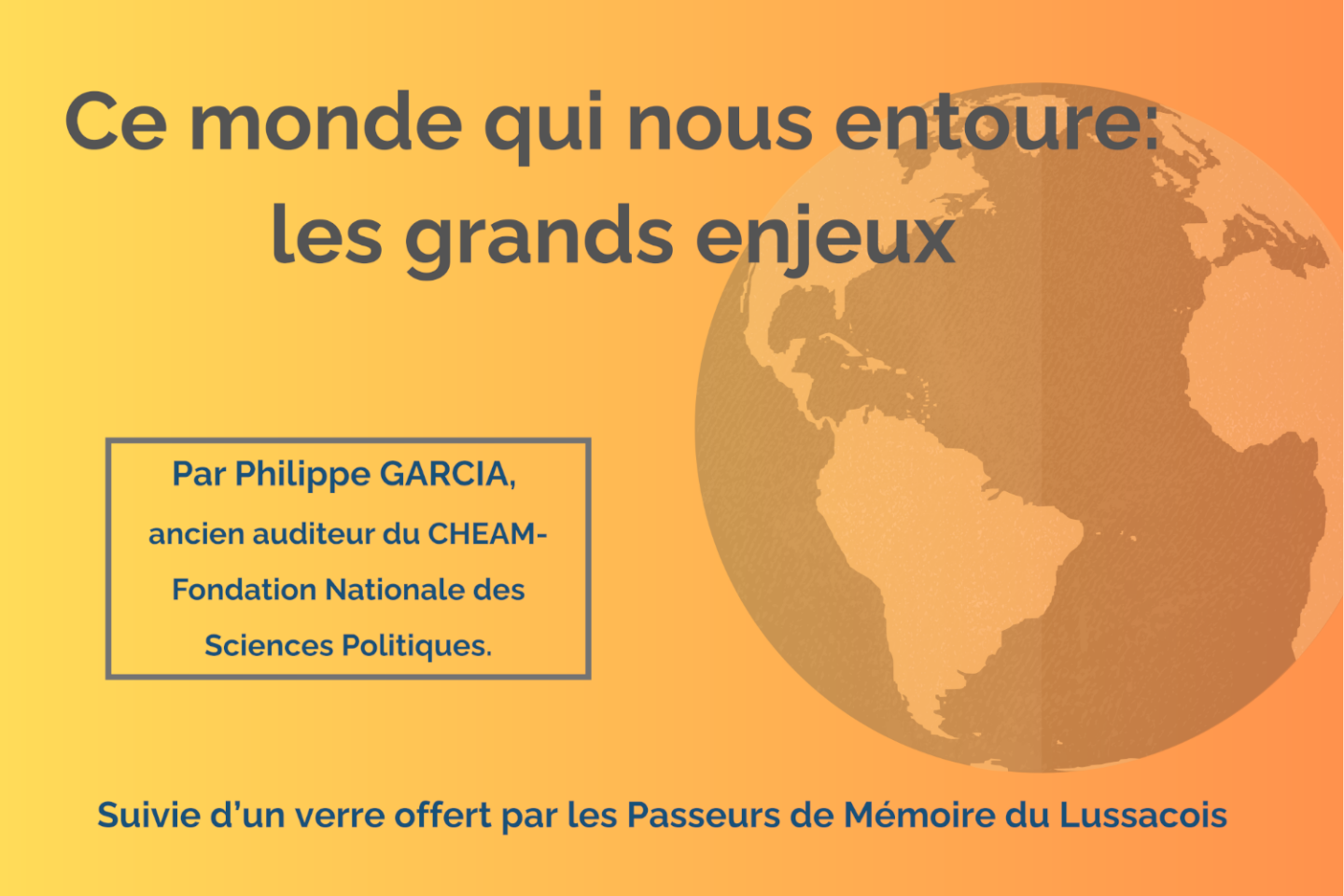 Conférence de Philippe Garcia La Sabline Médiathèque Lussac-les-Châteaux