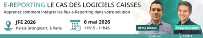 Conférence e-Reporting JFE, Palais Brongniart, Paris