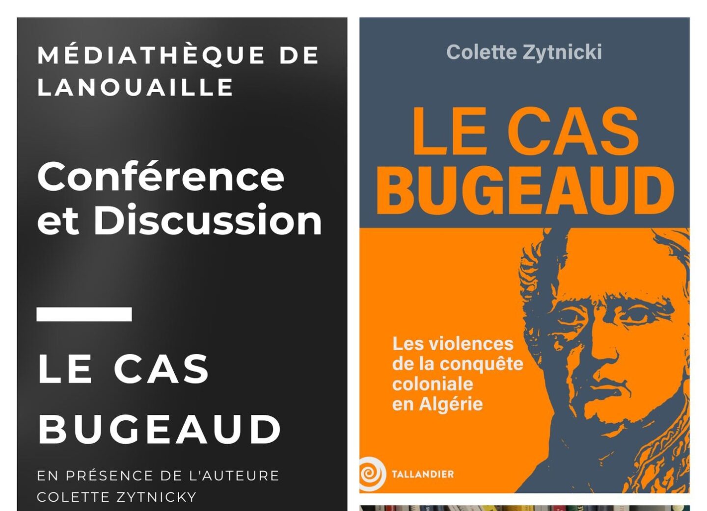 Conférence et échange autour du livre Le Cas Bugeaud Médiathèque intercommunale Lanouaille